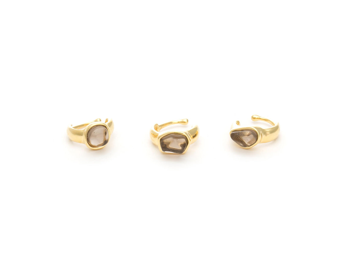 Piercing Conjunto Quartzo Fume