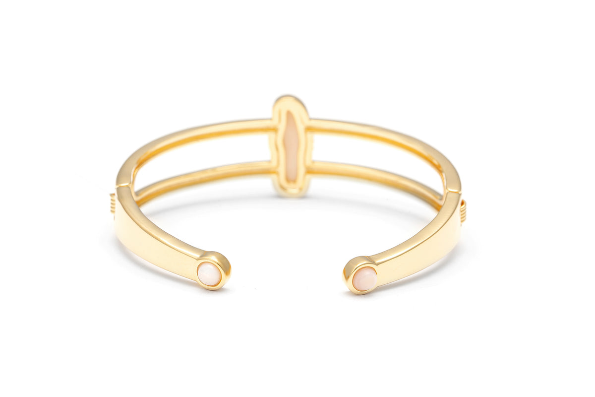 Bracelete Metamorfose Duplo com Madrepérola