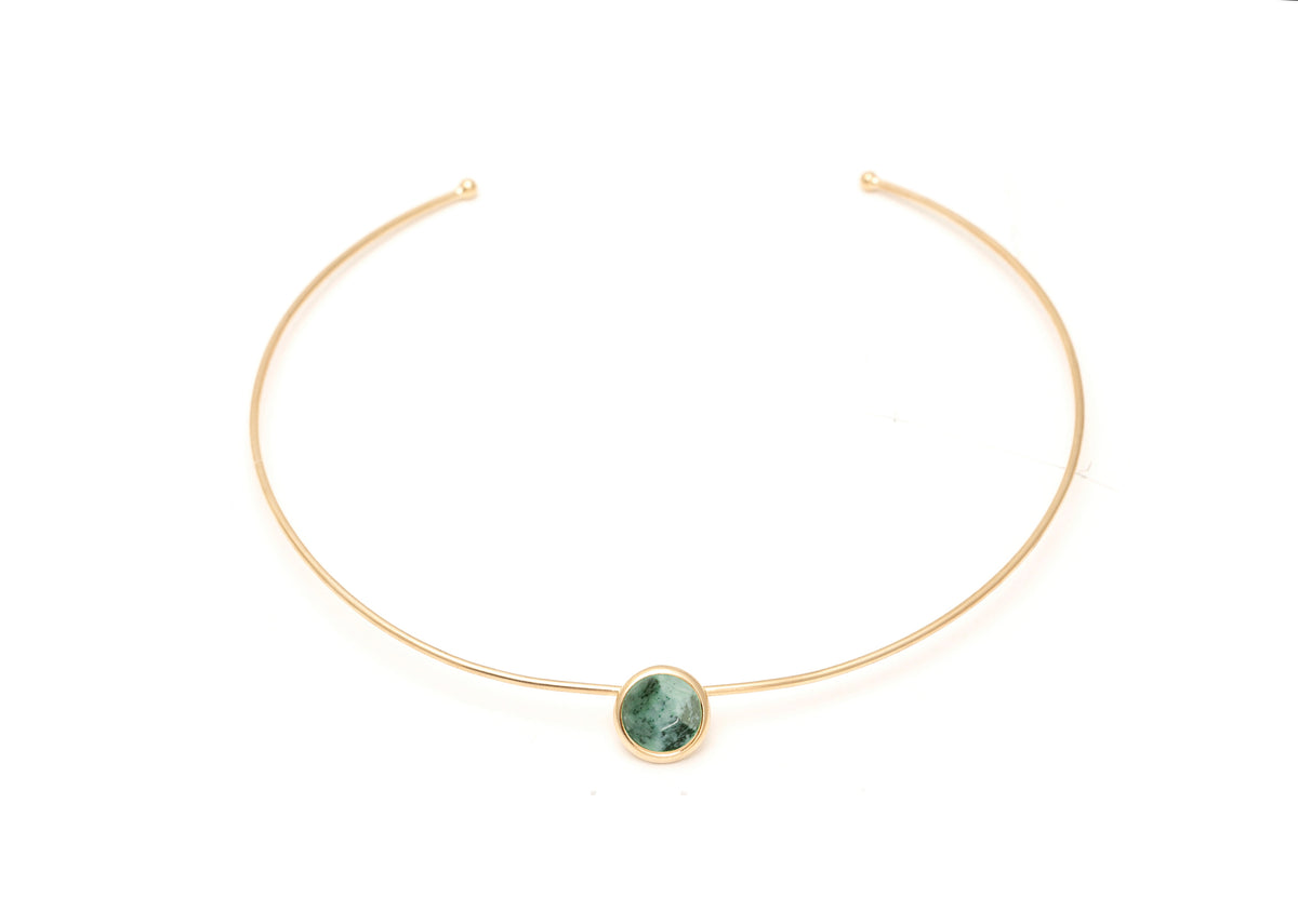 Gargantilha Ball Jaspe Verde