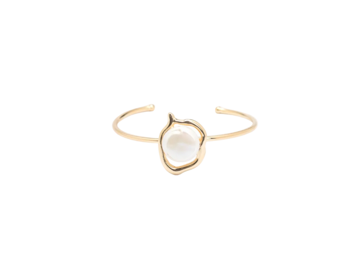 Bracelete PF Orgânico com Pérola Solitário