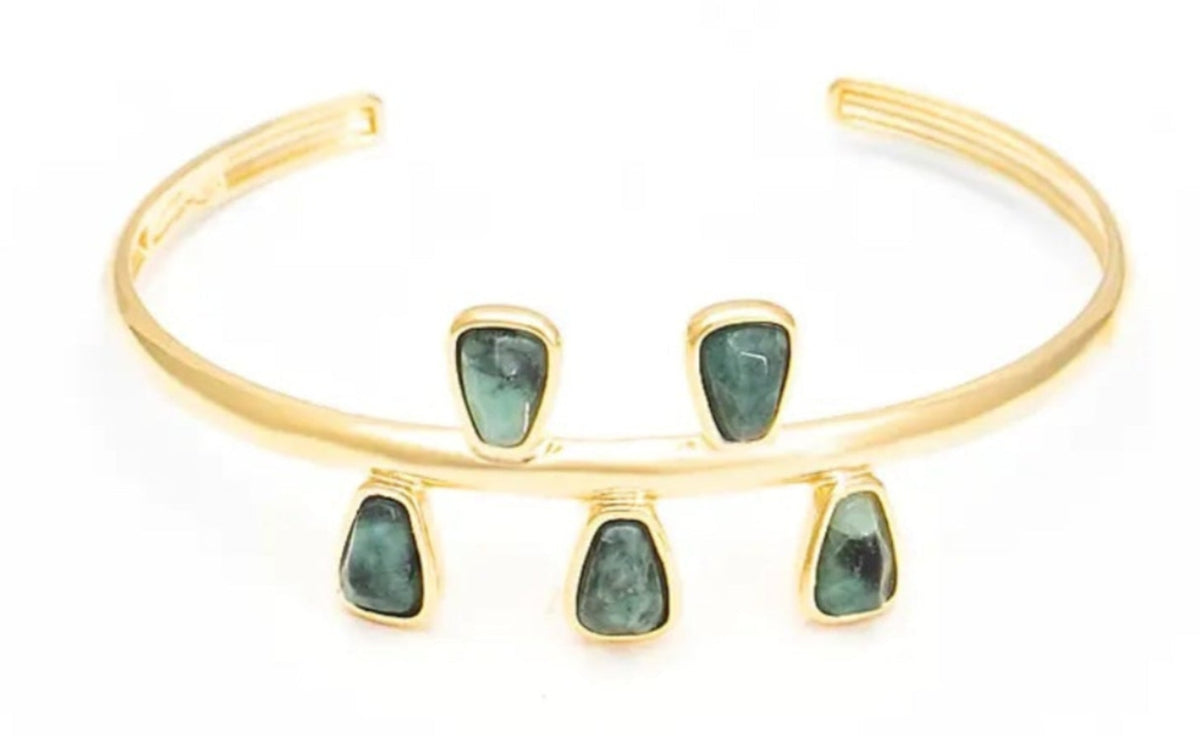 Bracelete Orla Esmeralda Bruta