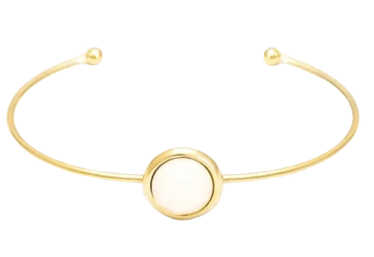 Bracelete Energia Feldspato Nude