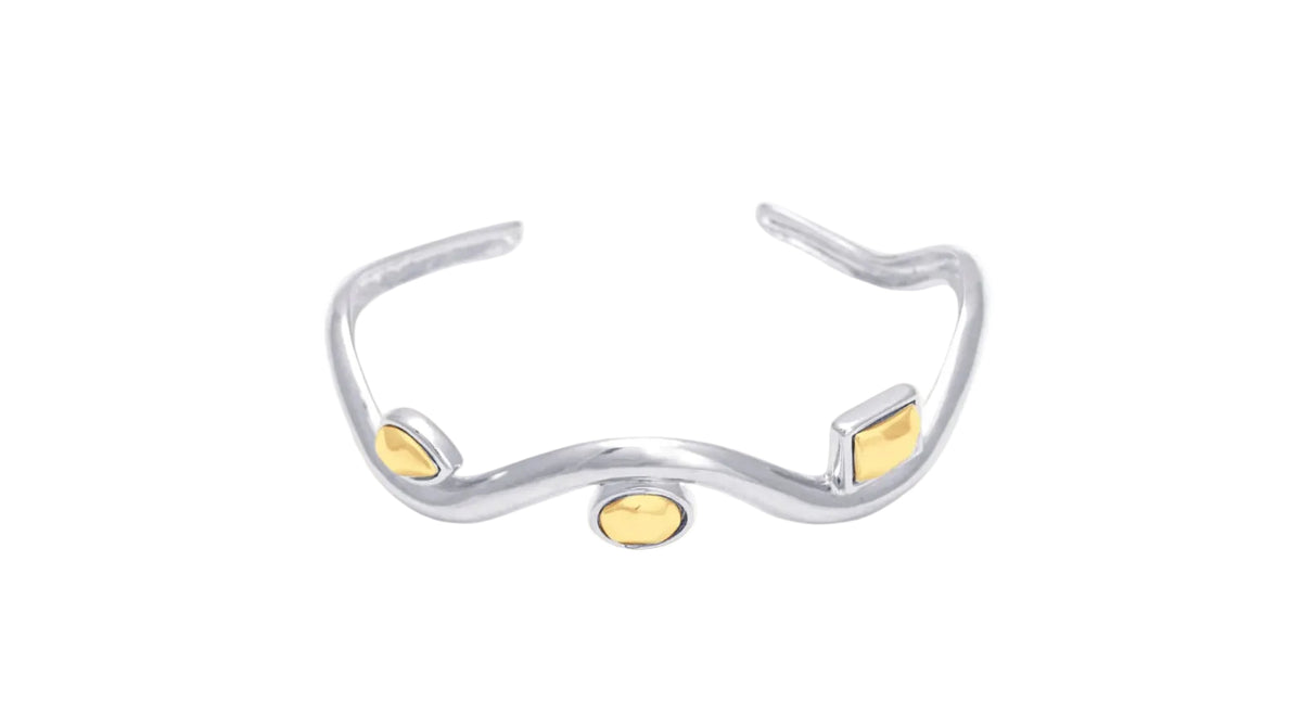 Bracelete Ritmo Verso Prata