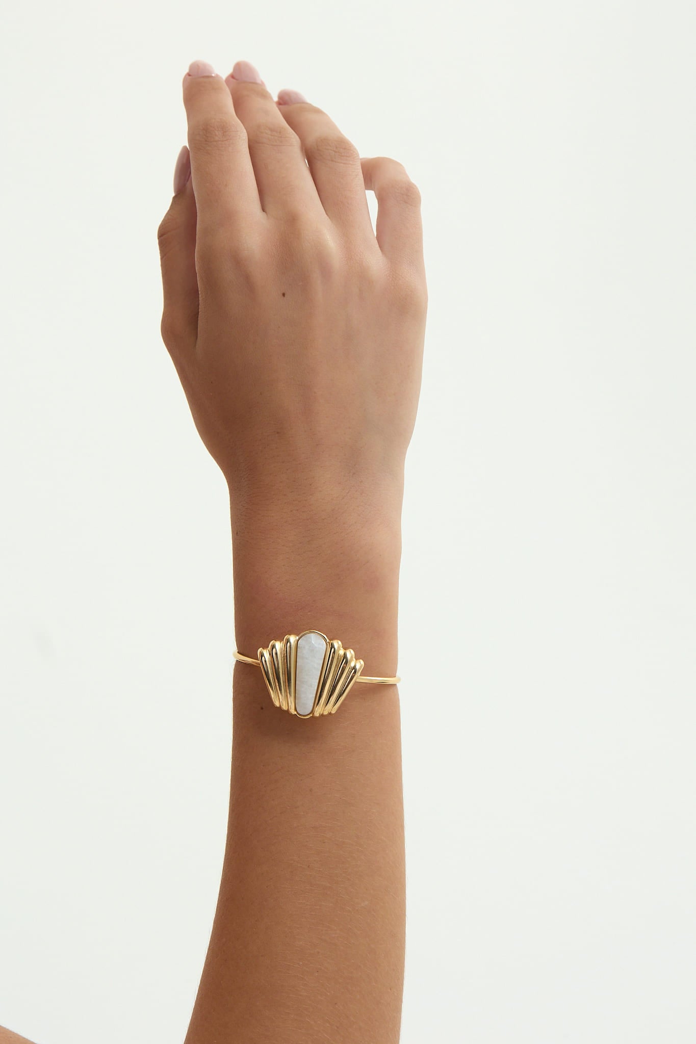 Bracelete Vieira Feldspato Nude Orla