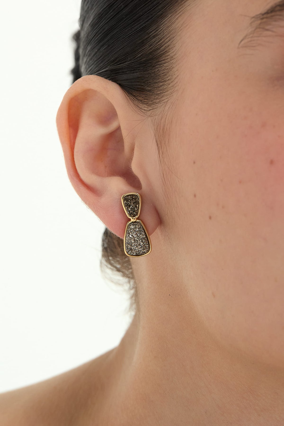 Brinco Orla P em Drusa Titânio Orla