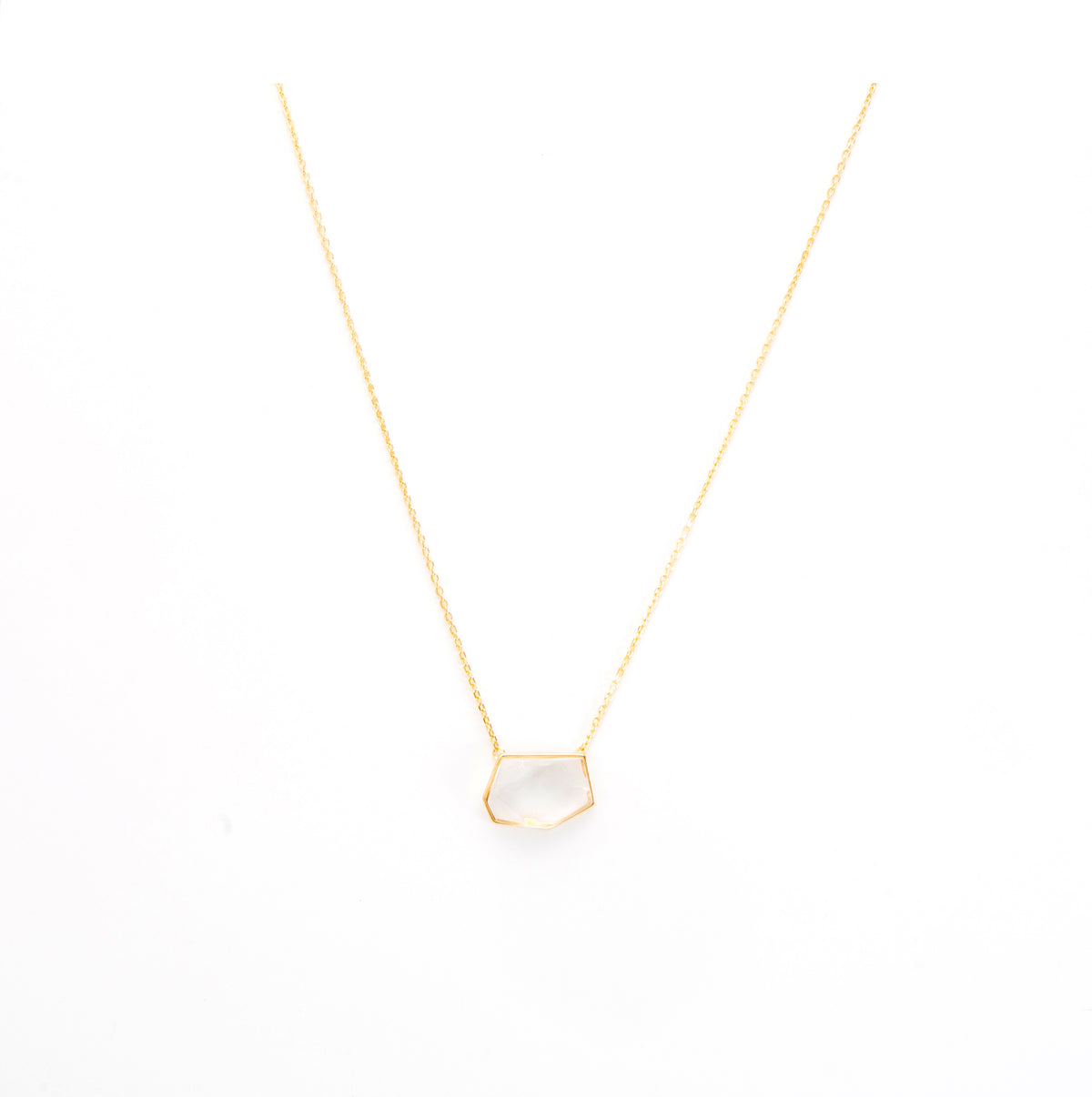 Colar Energia Geométrico G Cristal