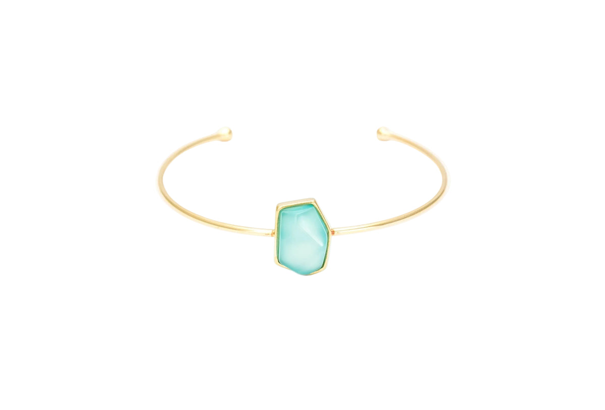 Bracelete Energia Geométrico Ágata Céu