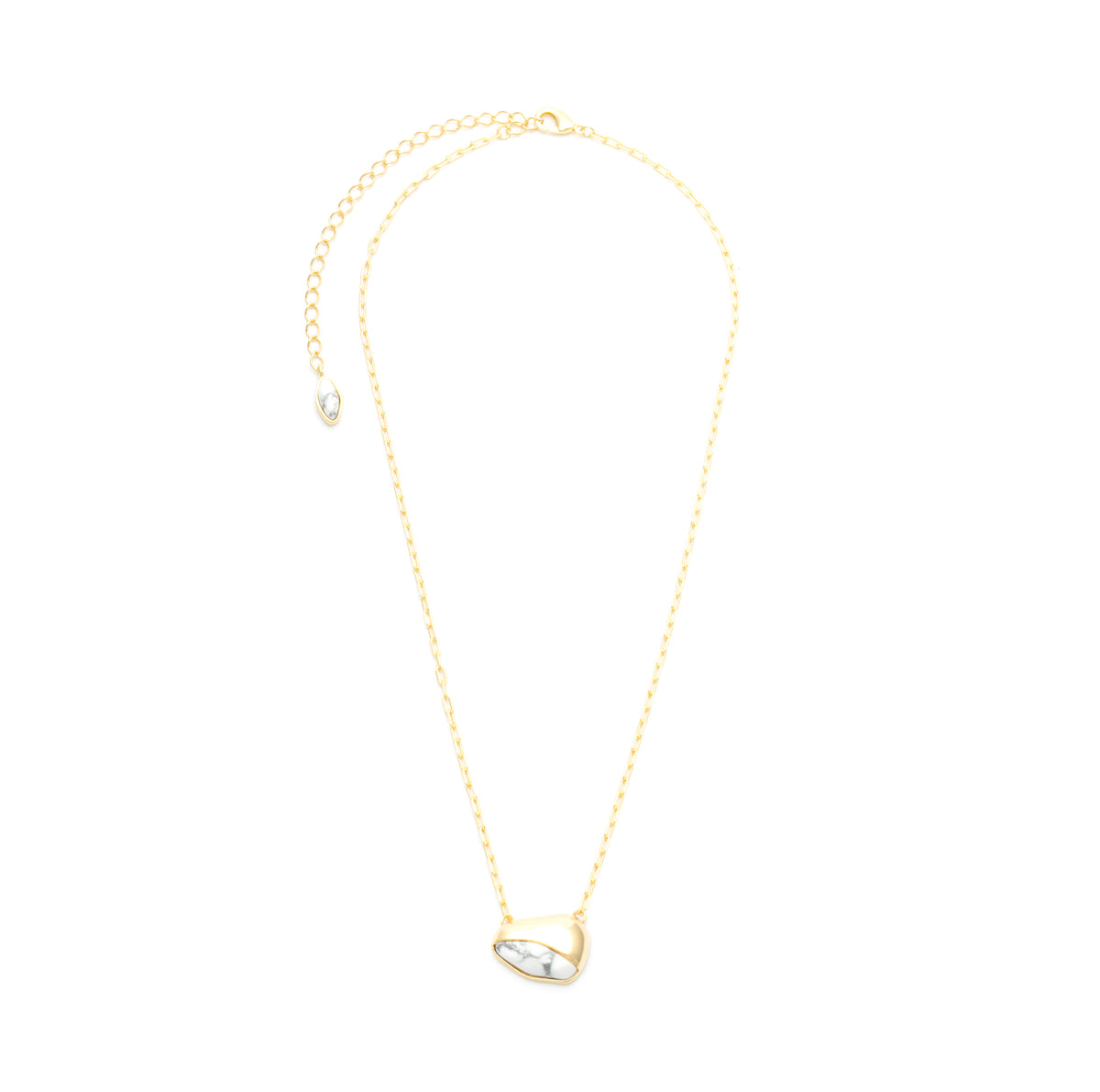COLAR DUAL COM HOWLITA BRANCA