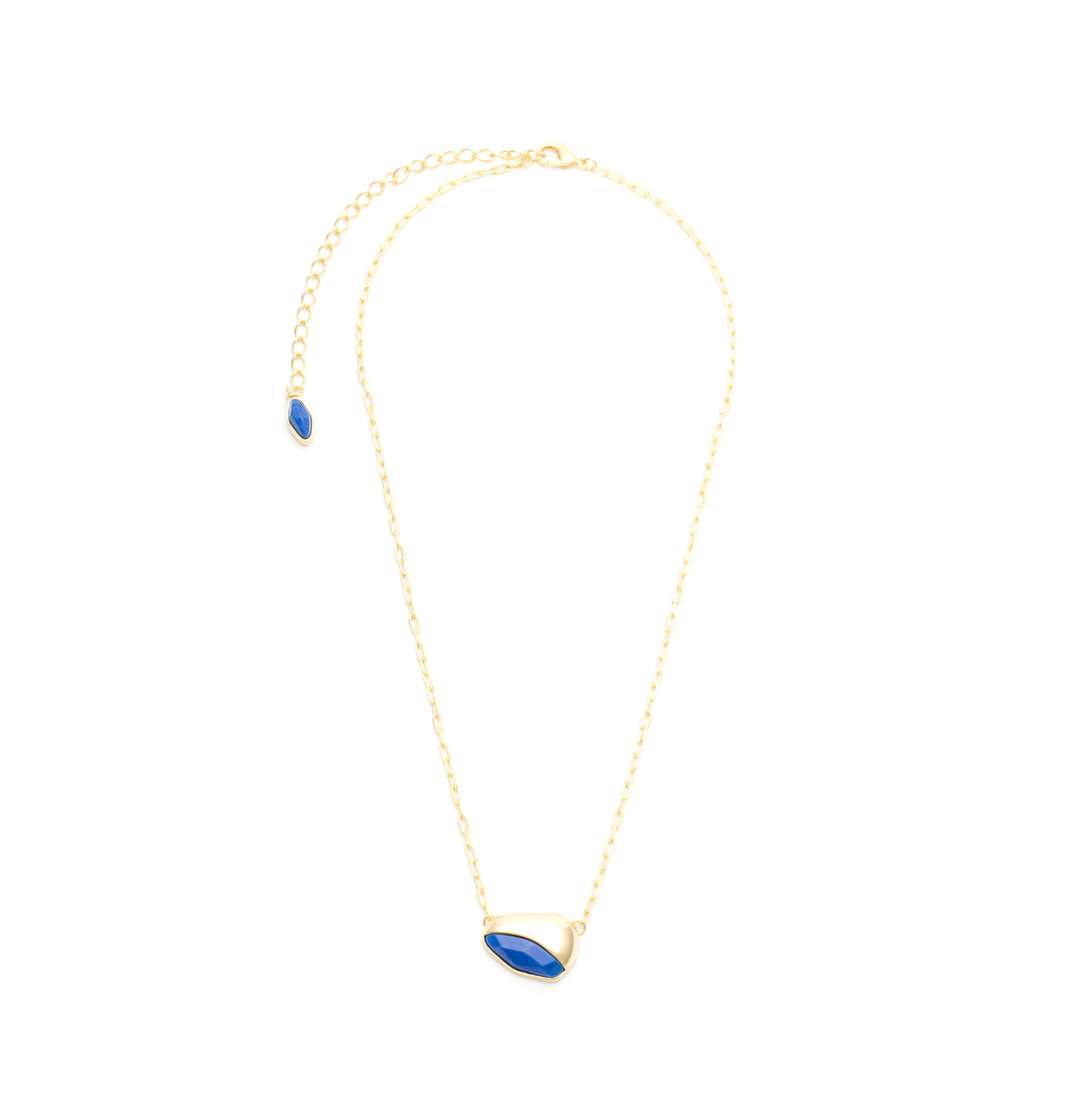 Colar Dual Com Howlita Azul