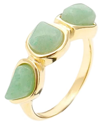 Anel Clássico Energia Quartzo Verde