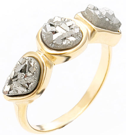 Anel Clássico Energia Drusa Titânio