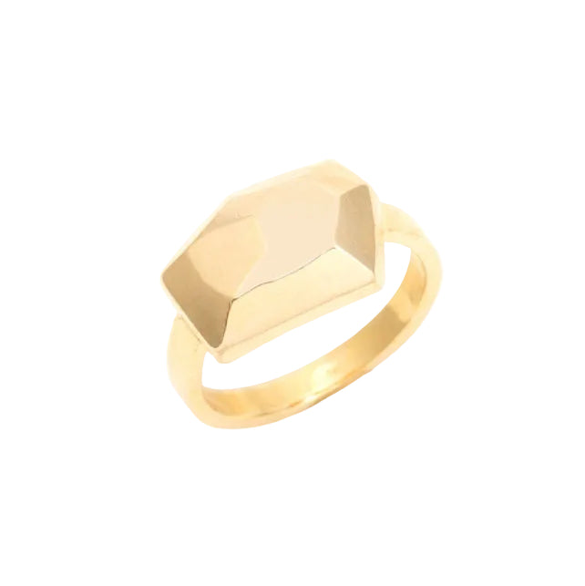 Anel Golden Geométrico