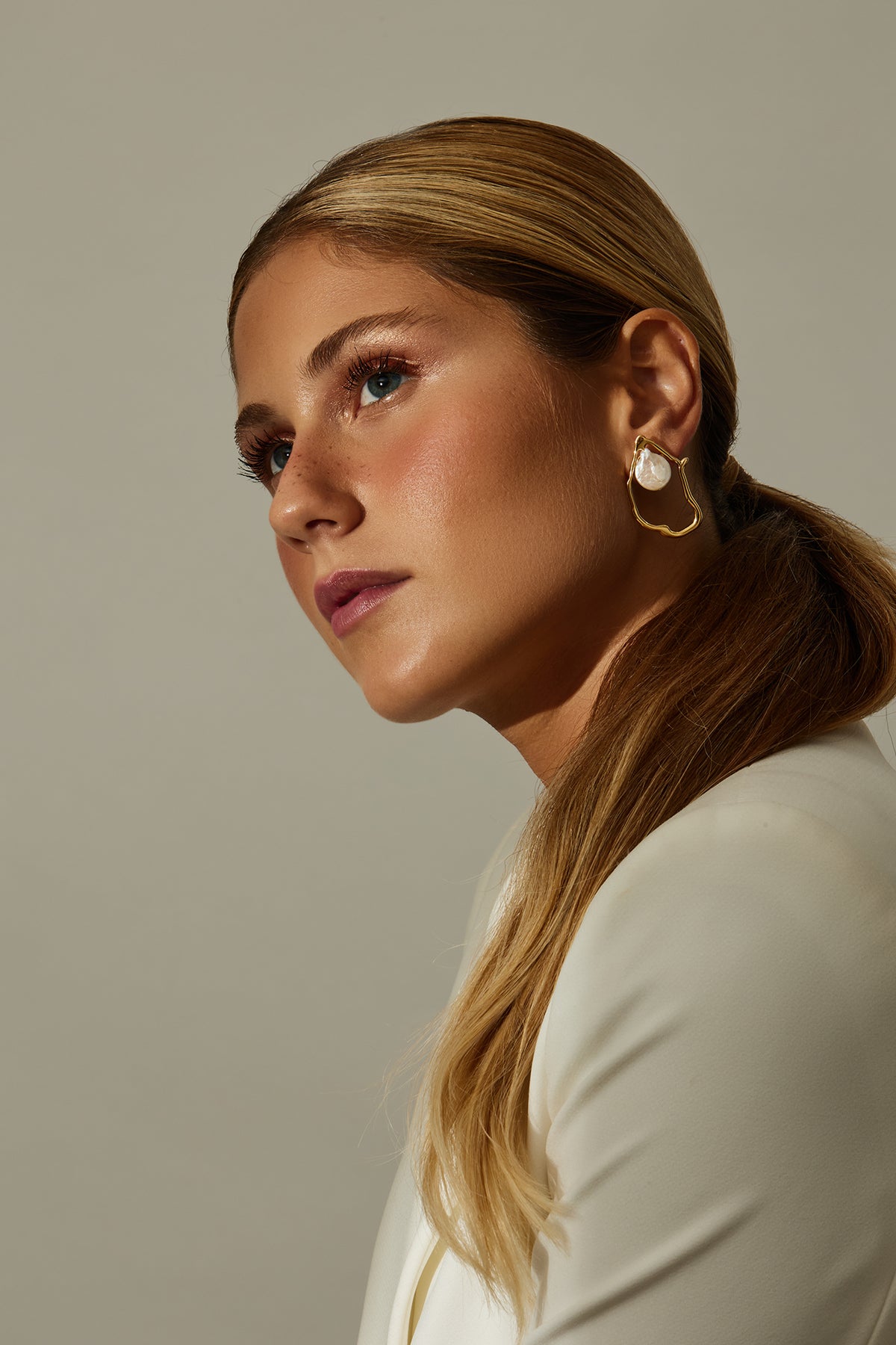 Par de Brincos PF Orgânico Pérola G