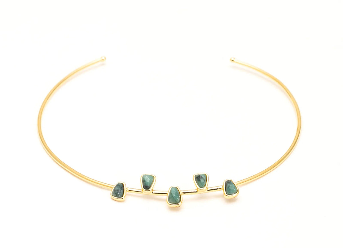 Choker Orla Esmeralda Bruta
