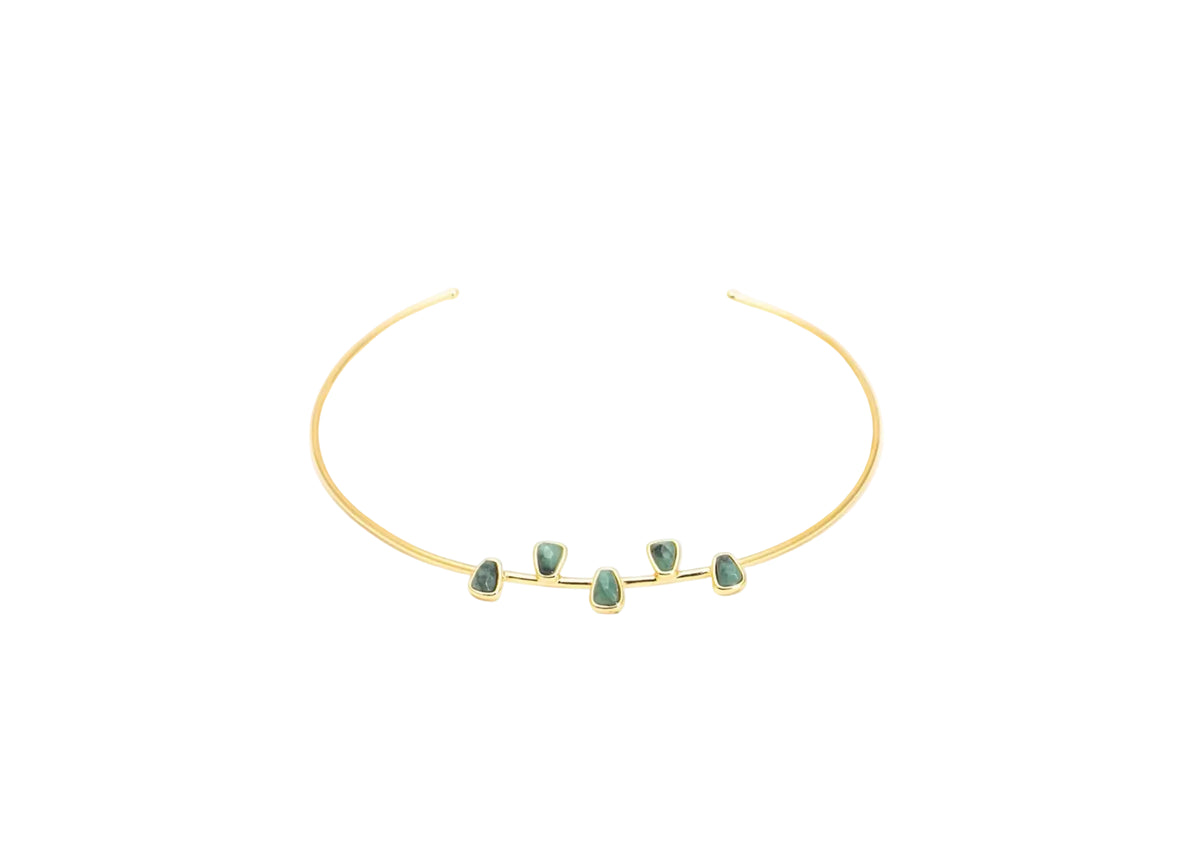 Choker Orla Esmeralda Bruta
