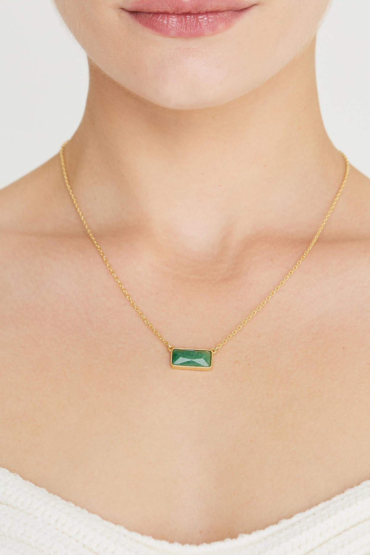 Colar Cores da Alma M Quartzo Verde