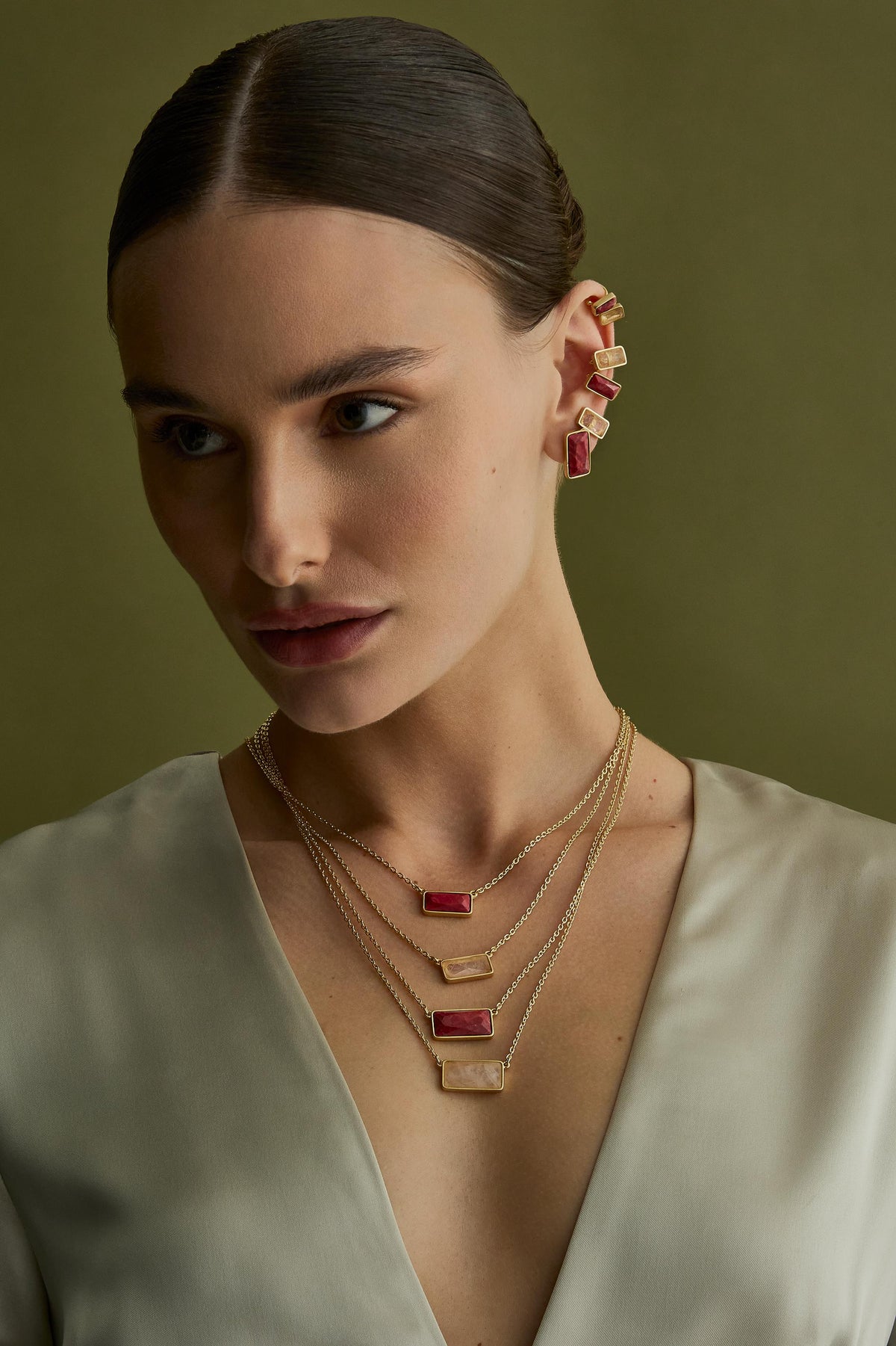 Piercing Cores da Alma Fake P Quartzo Rosa