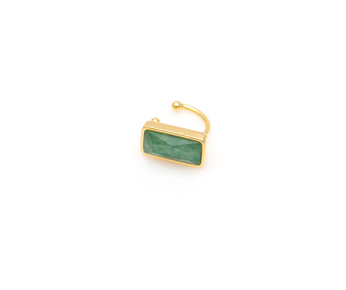 Piercing Cores da Alma Quartzo Verde Fake M