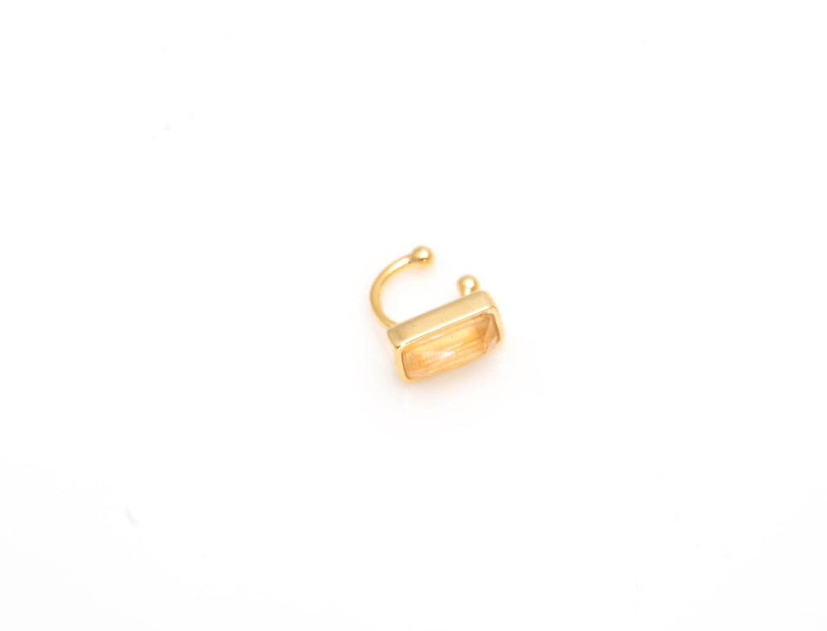 Piercing Cores da Alma Quartzo Rosa Fake P