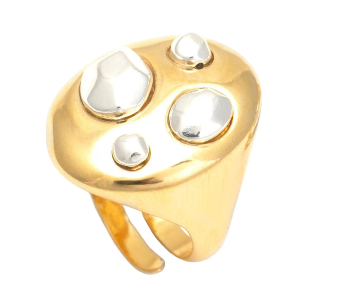 Anel Cosmo Verso Ouro