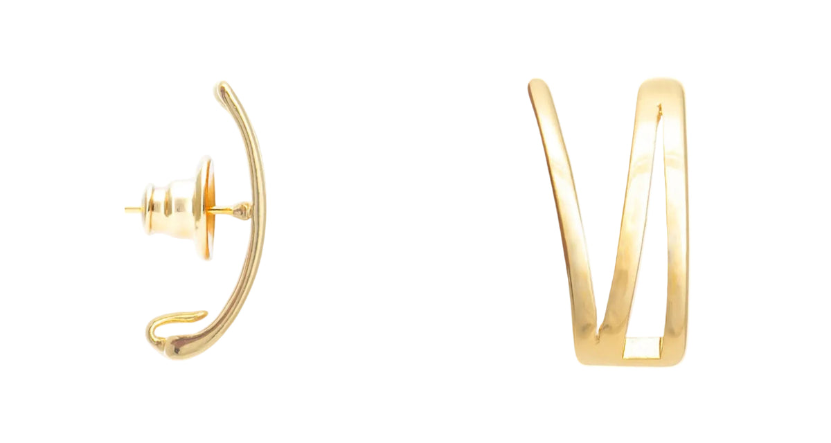 Brinco EarHook Verso Ouro