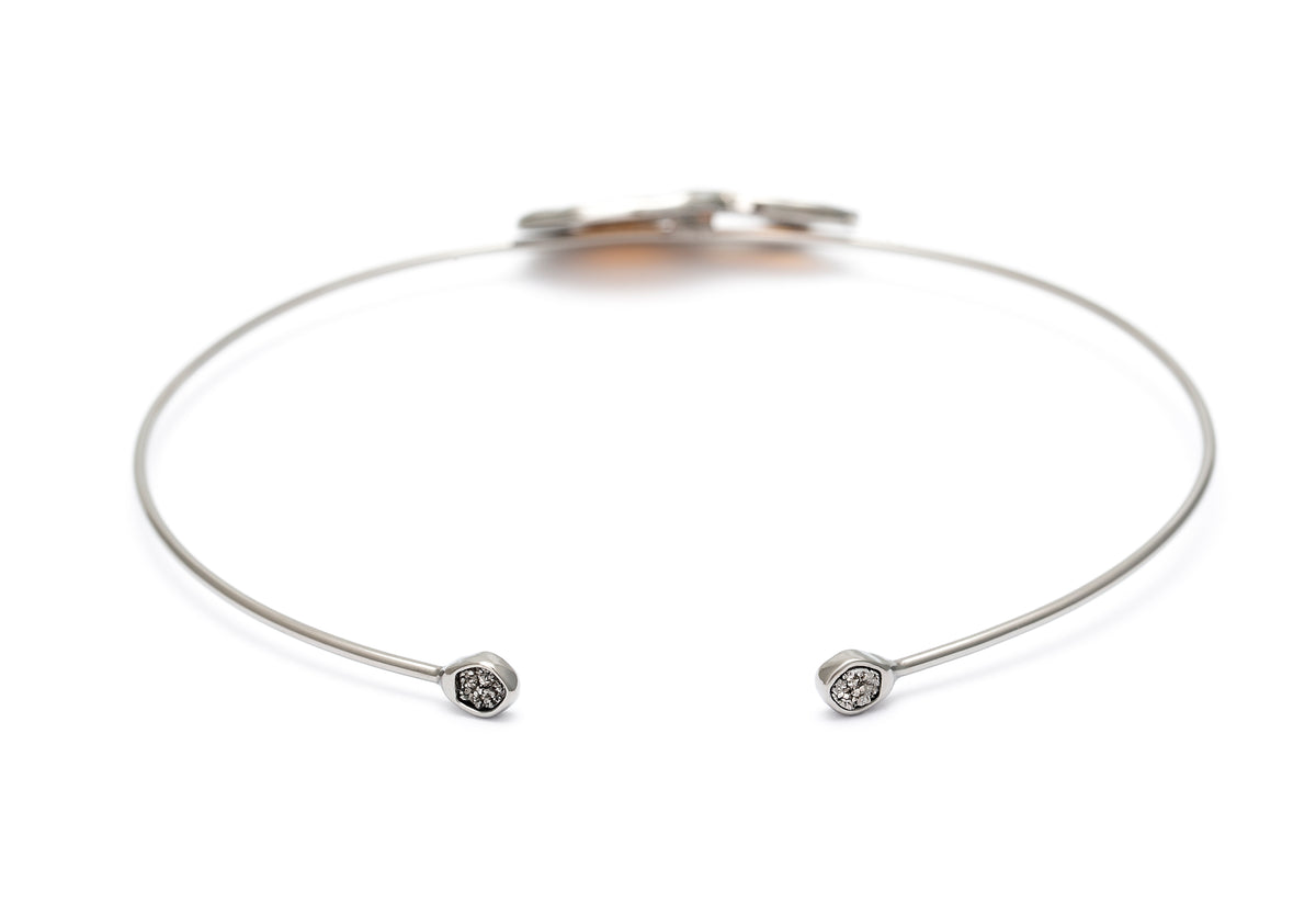 Gargantilha Aster Mix Ródio Negro