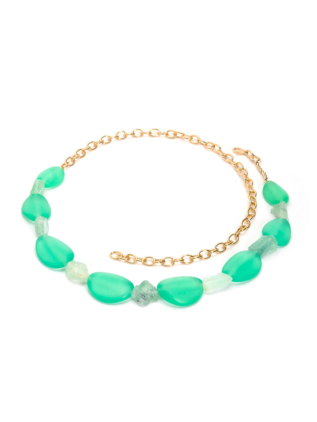 Cinto Intensidade com Acetato Verde e Fluorita