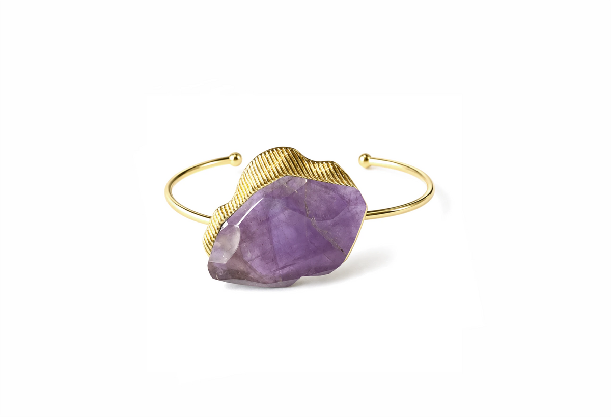 Maxi Bracelete Prisma Ametista
