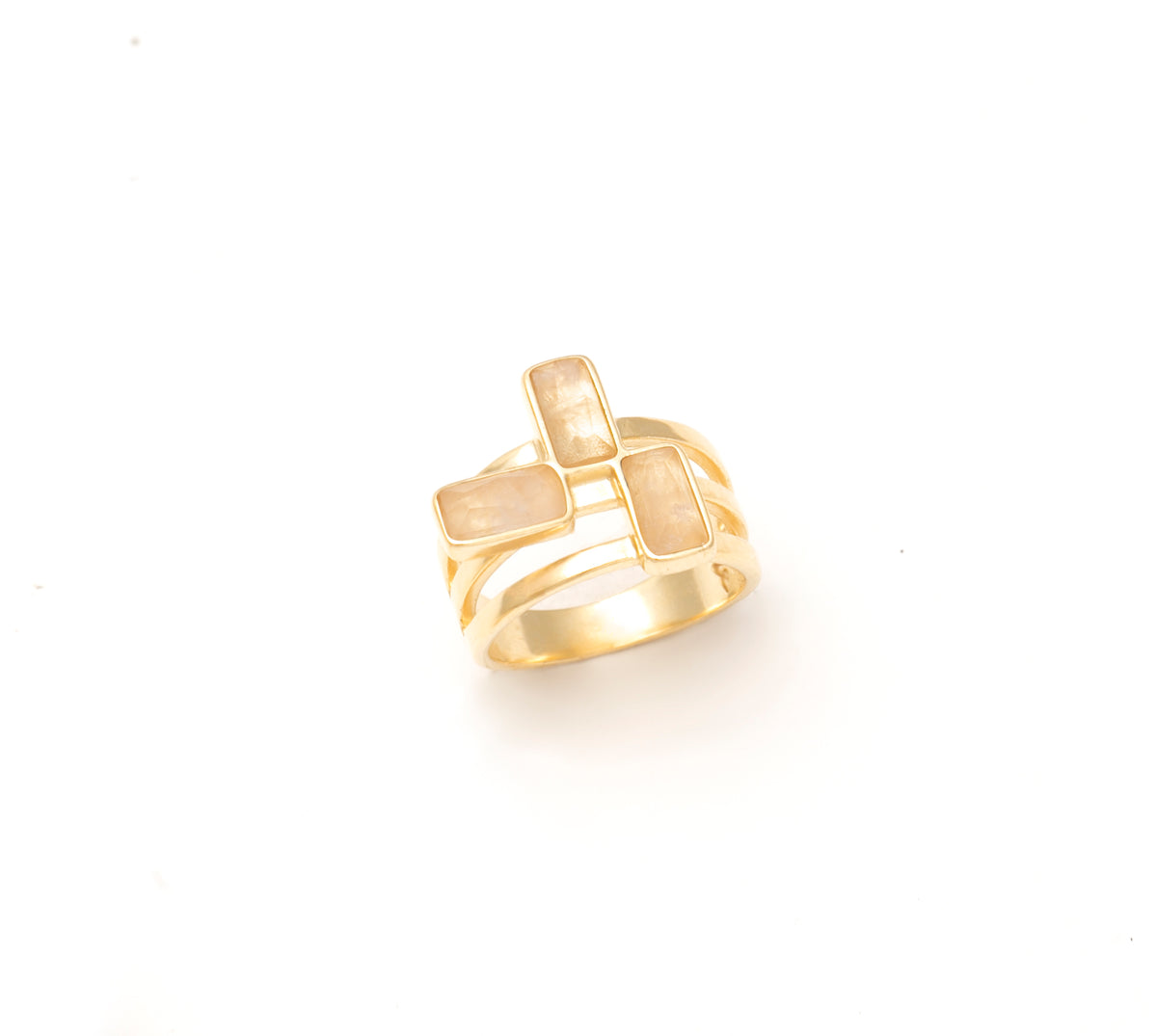 Anel Cores da Alma Quartzo Rosa