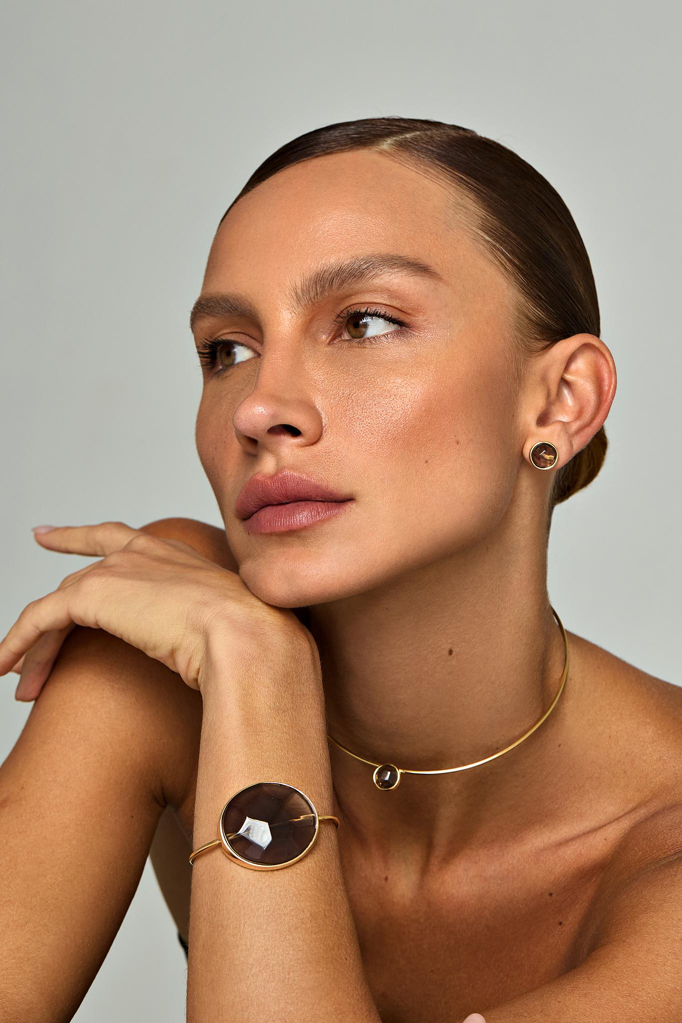 Bracelete Ressignificar Maxi Quartzo Fume