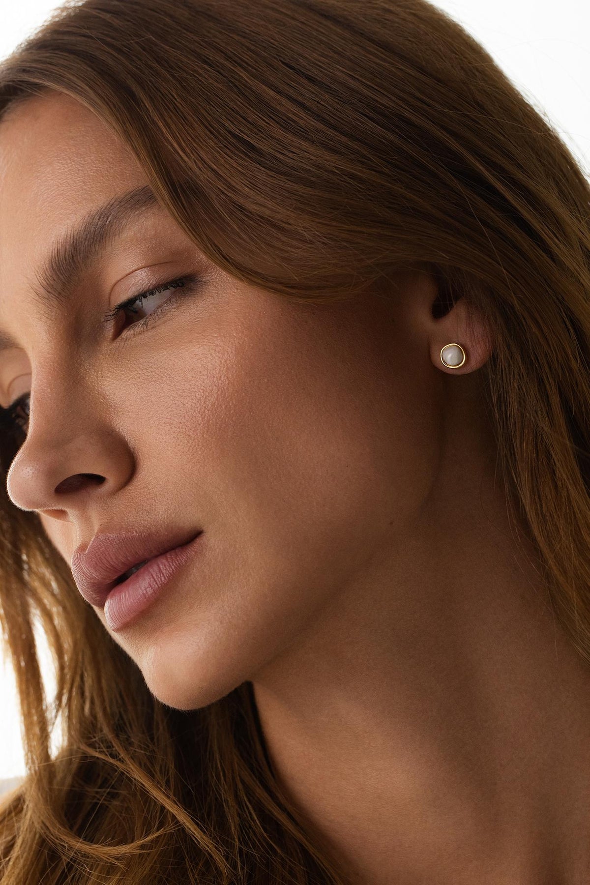 Brinco Energia Mini Ball Feldspato Nude