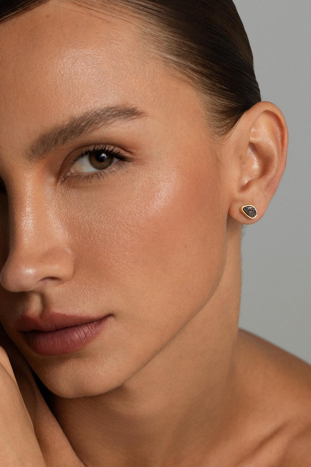 Brinco Energia Classico Mini Gota Drusa Titanio