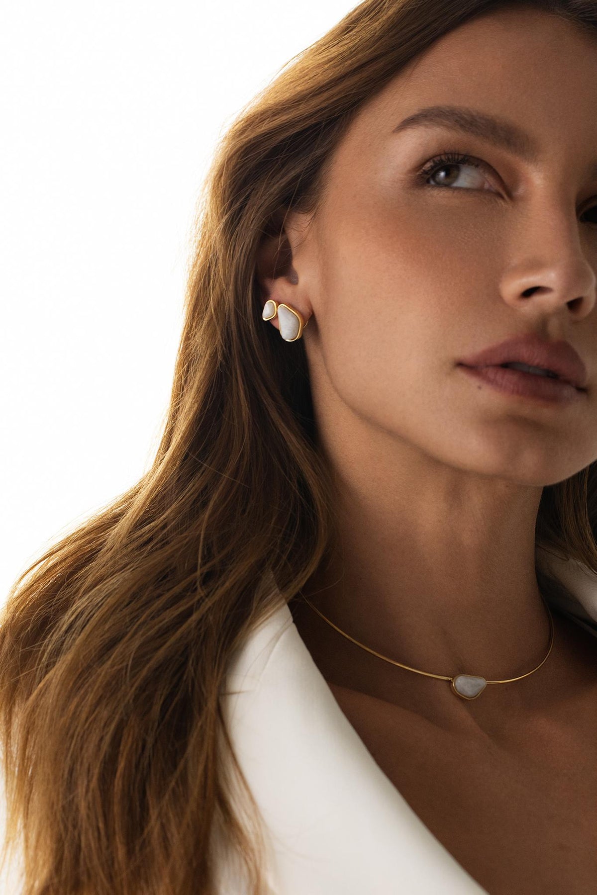 Brinco Energia Gota Feldspato Nude