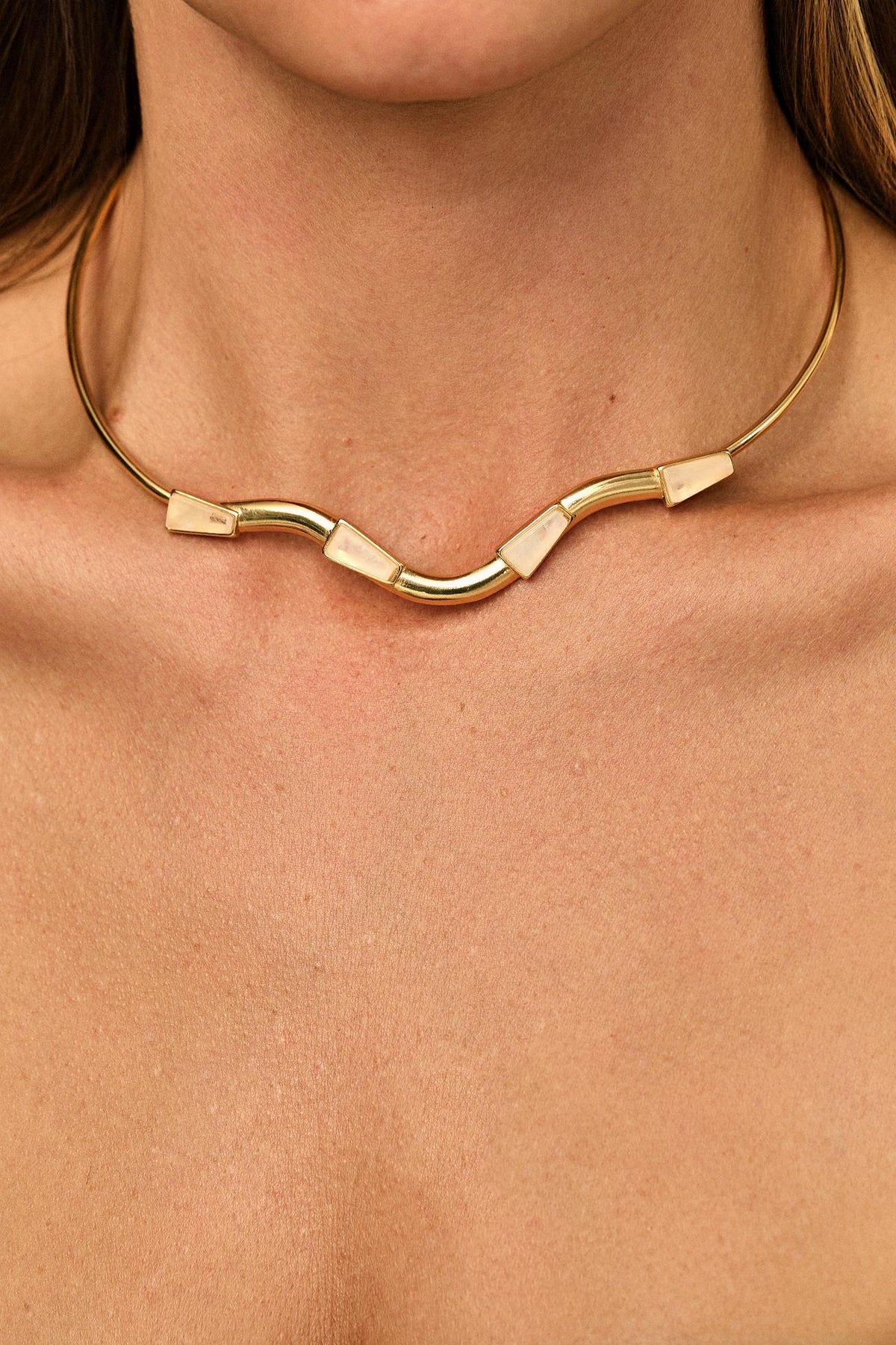 Chocker Destino Quartzo Branco