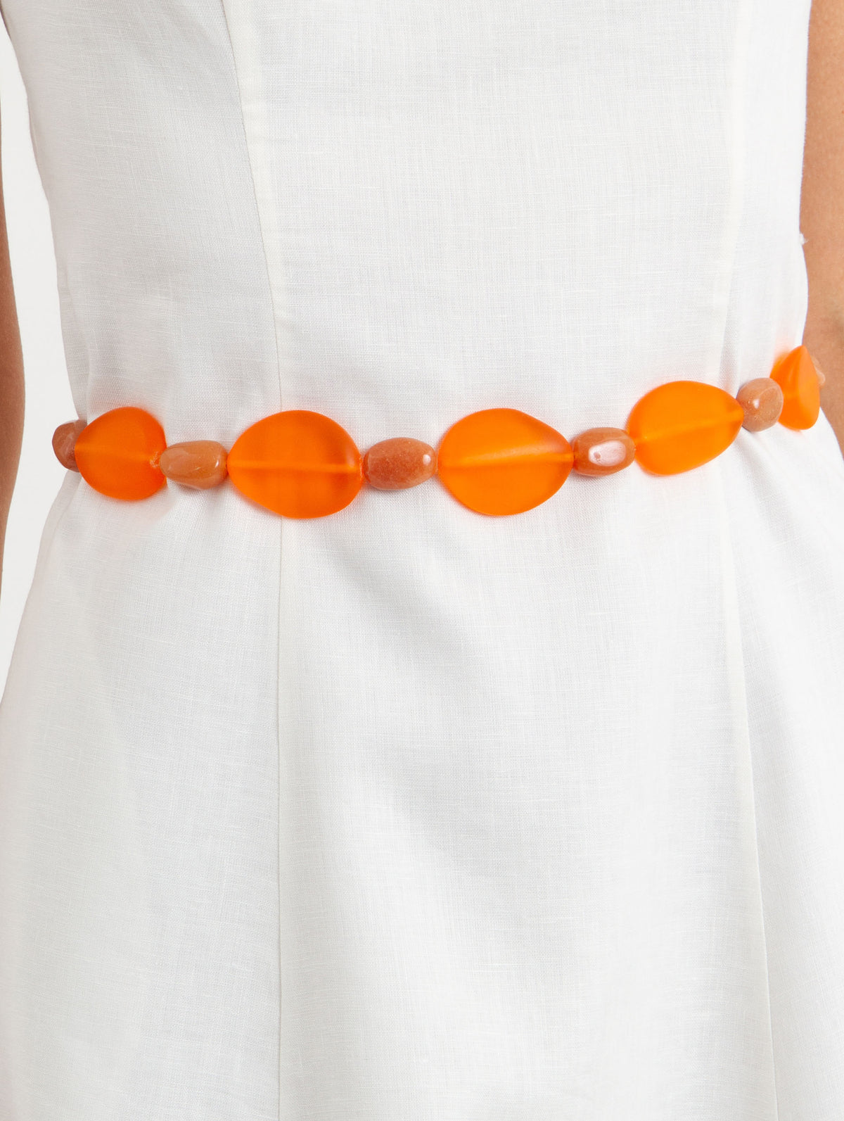 Cinto Intensidade Acetato Laranja com Calcita Laranja
