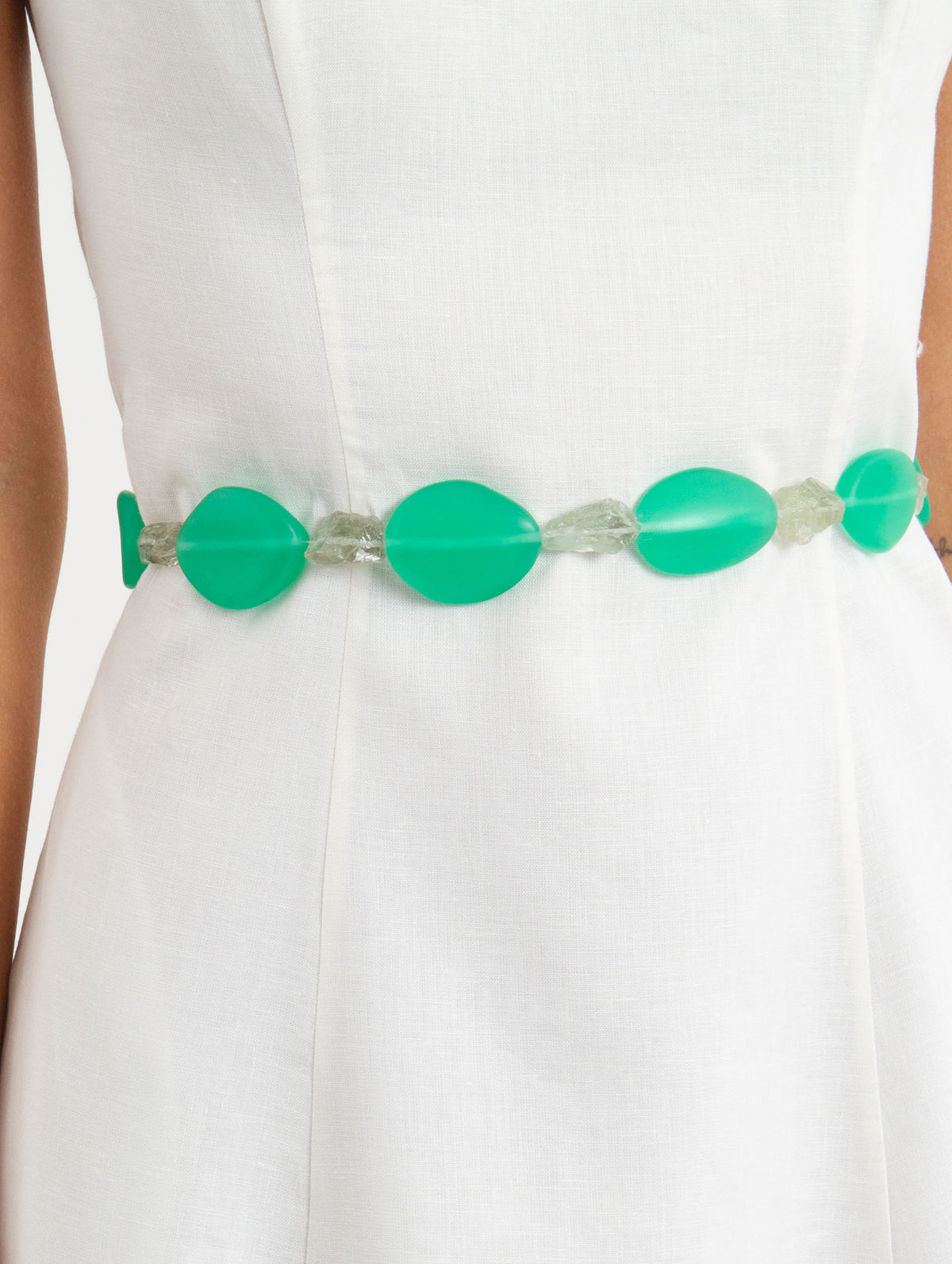 Cinto Intensidade com Acetato Verde e Fluorita