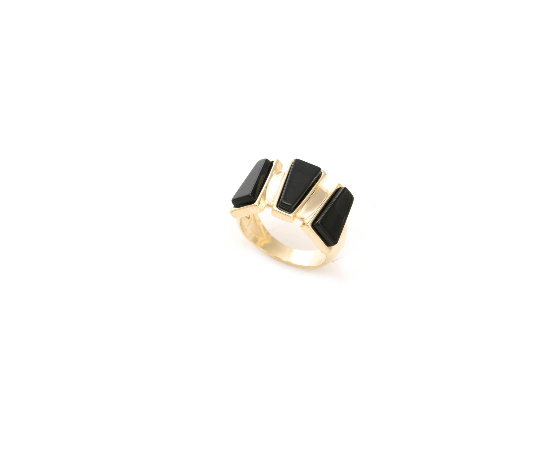 Anel Destino Triade Obsidiana