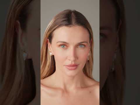 Brinco 2 em 1 Orla Feldspato Nude e Drusa Titânio