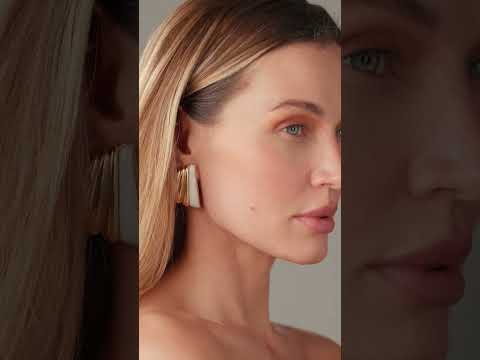 Maxi Brinco Vieira Feldspato Nude Orla