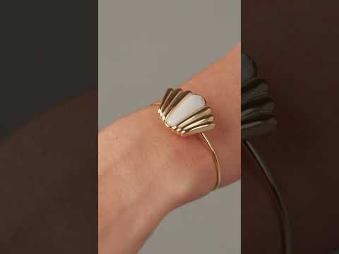 Bracelete Vieira Feldspato Nude Orla