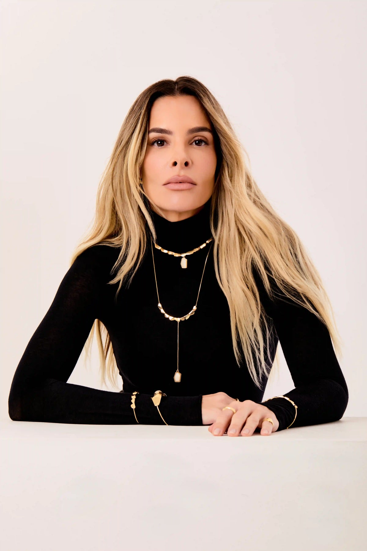 Colar Aresta 2 em 1 Madrepérola