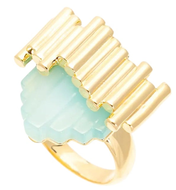 Anel Frequência Ágata Céu