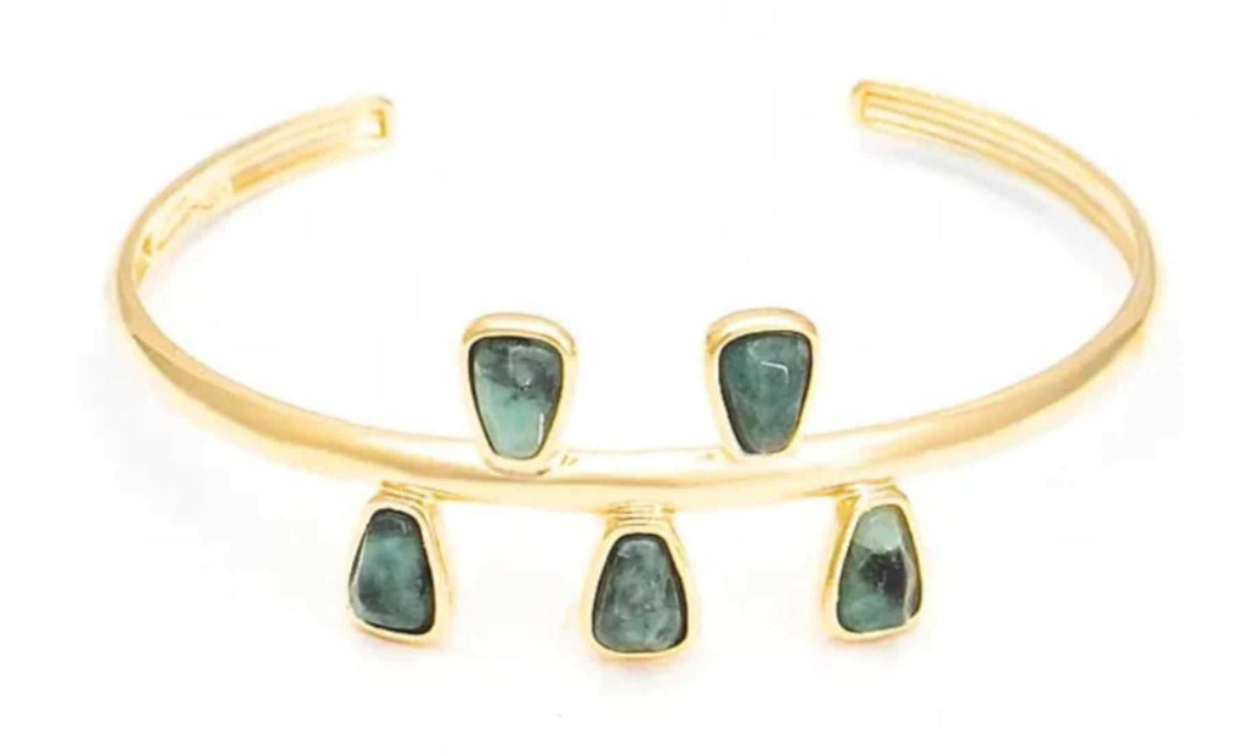 Bracelete Orla Esmeralda Bruta