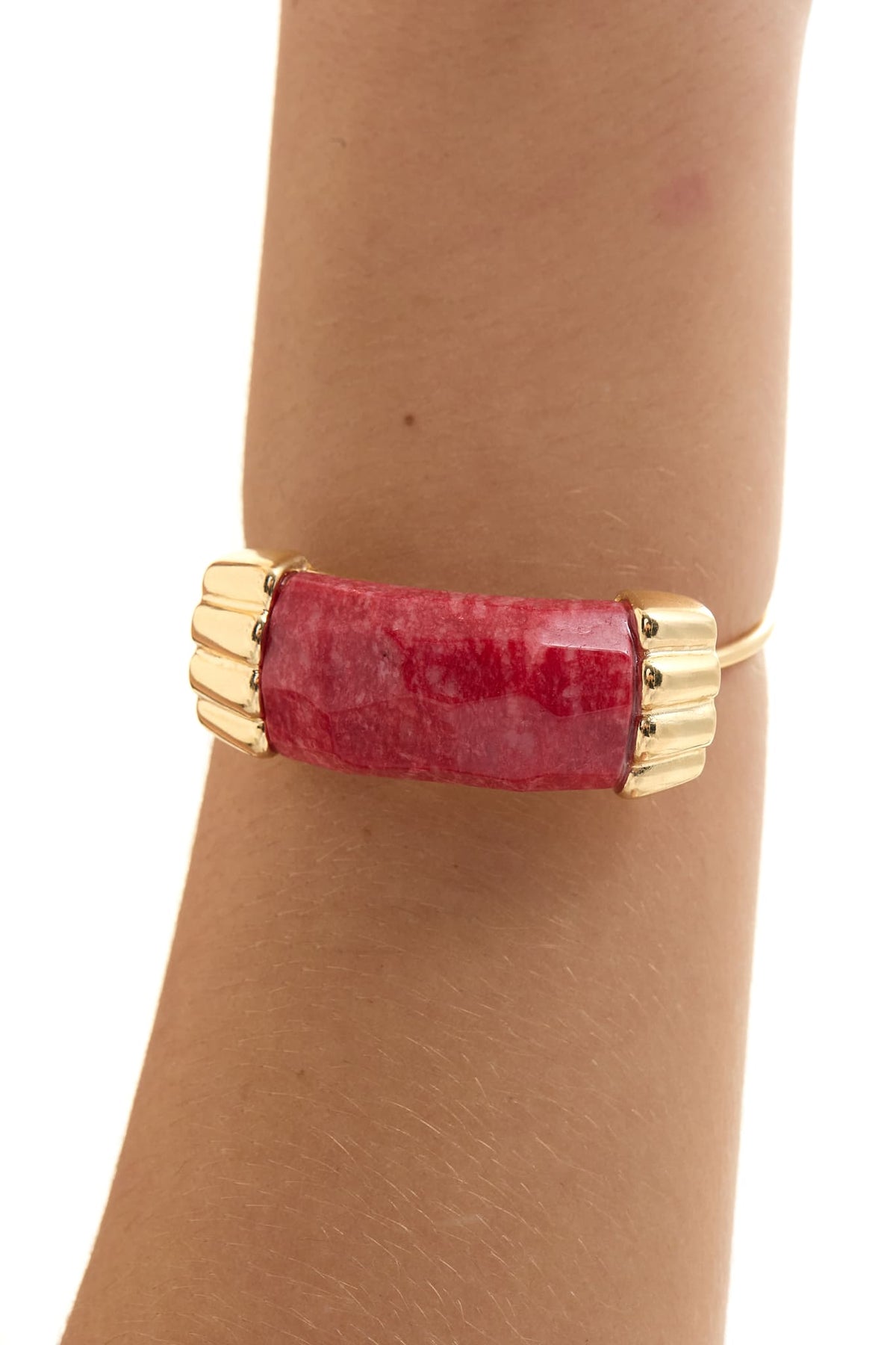 Bracelete Orla Feldspato Vermelho
