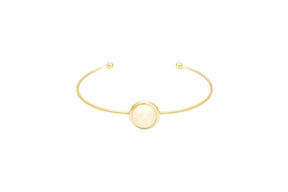 Bracelete Energia Quartzo Branco Leitoso