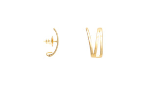 Brinco Ear Hook Verso Ouro