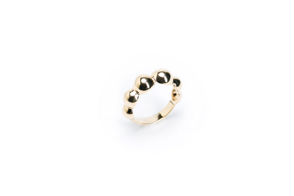 Anel Golden Bolinha Liso