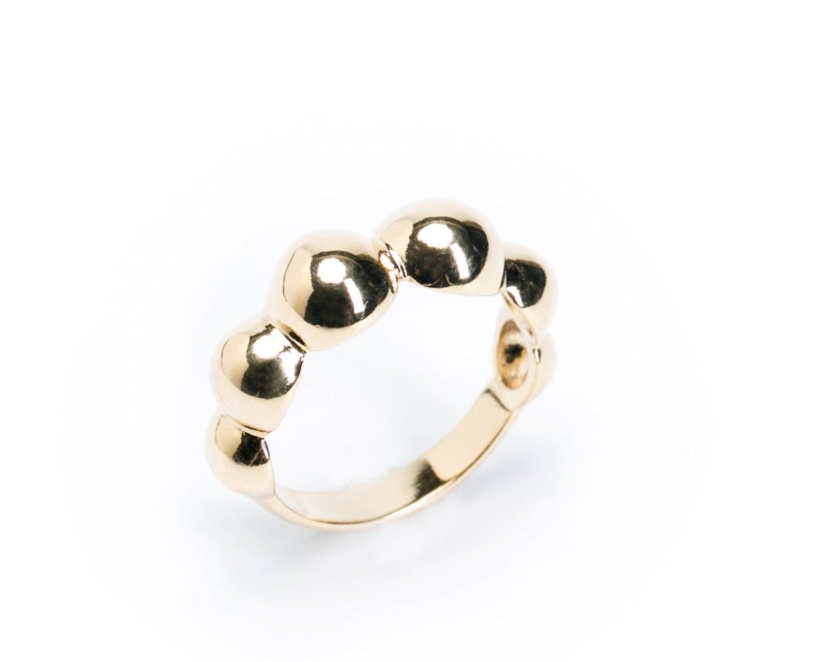 Anel Golden Bolinha Liso