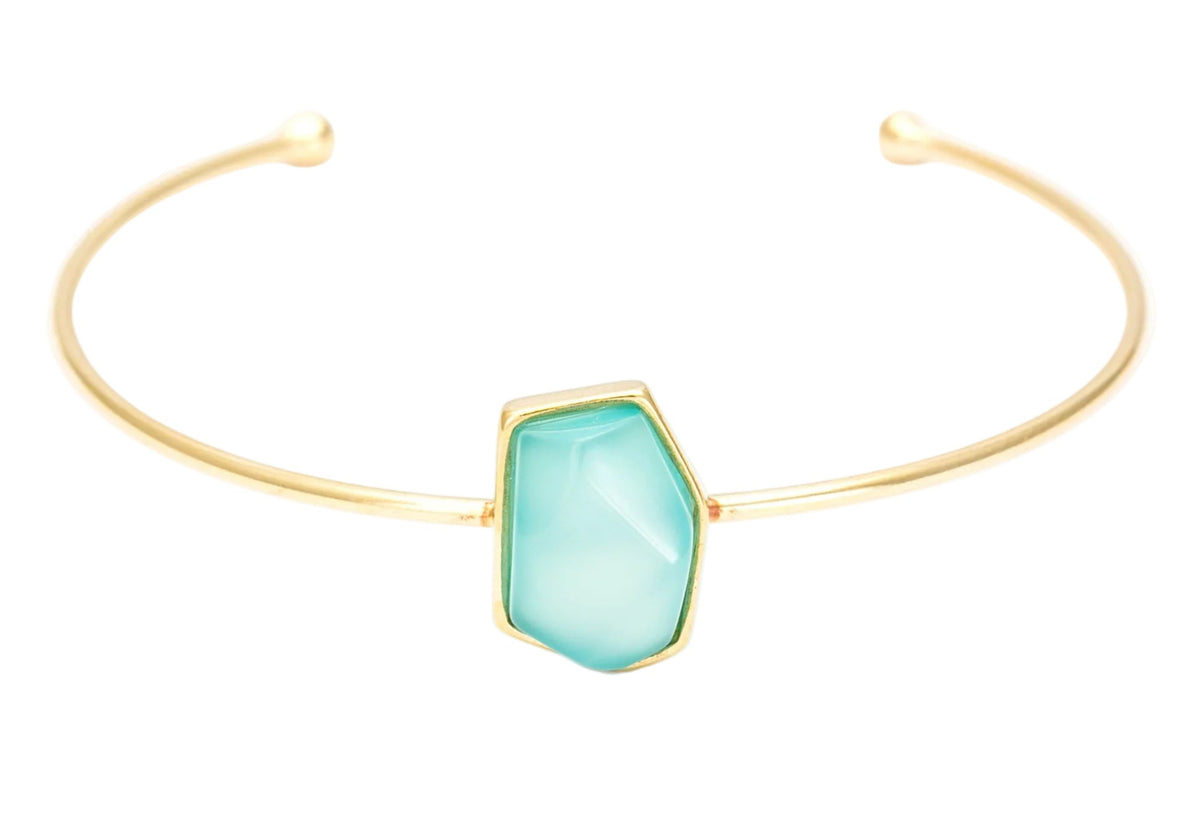 Bracelete Energia Geométrico Ágata Céu