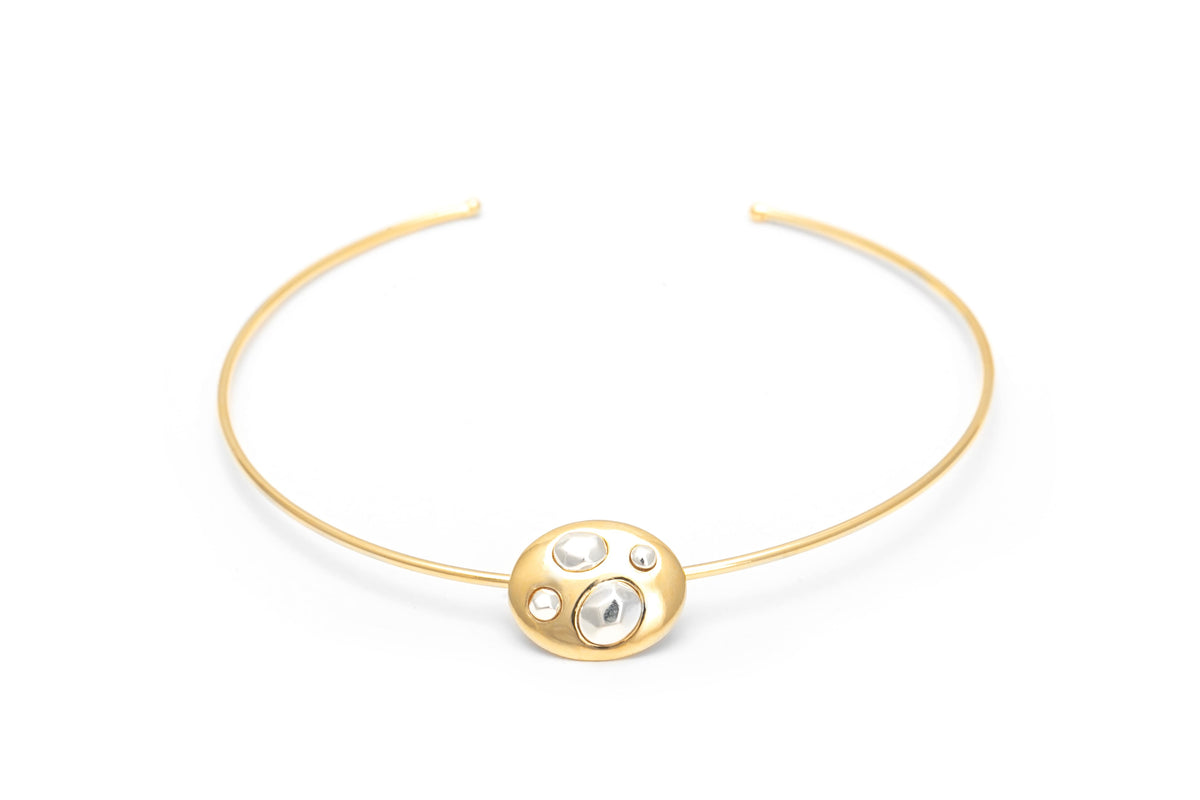 Gargantilha Cosmo Verso Ouro